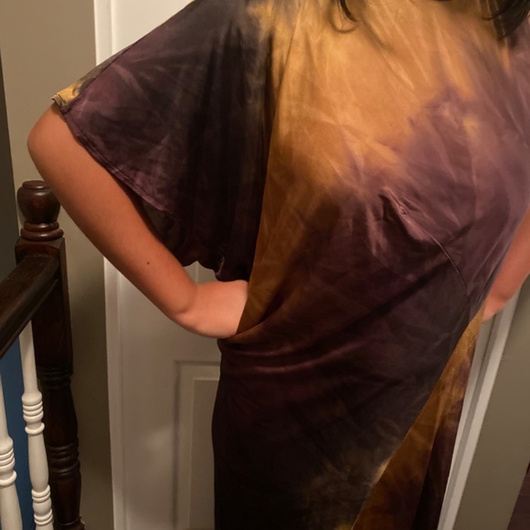 Brown /copper colour dress size M-L - Picture 5 of 7